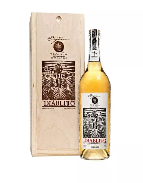 123 Organic Extra Anejo Diablito Tequila 750ml