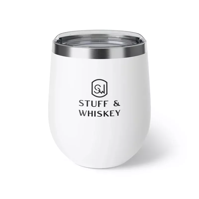 12oz Insulated Tumbler White