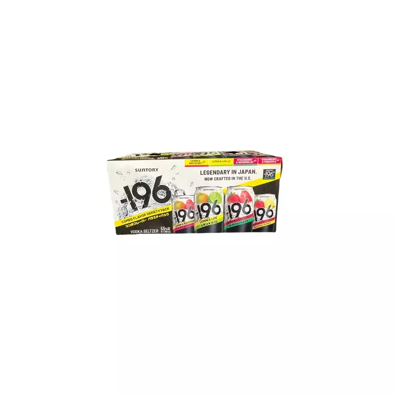 -196 Combo Flavor Vodka Seltzer Variety 8 Pack