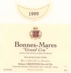 1999 Robert Groffier Bonnes Mares