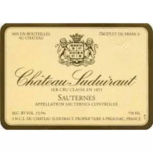 2004 Chateau Suduiraut Sauternes HALF BOTTLE (375ml)
