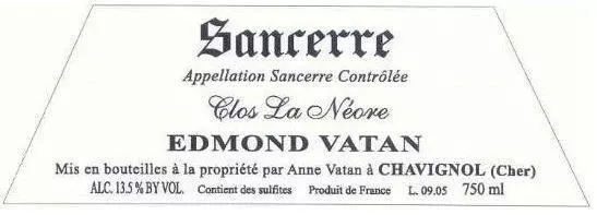 2009 Vatan Sancerre Clos Neore