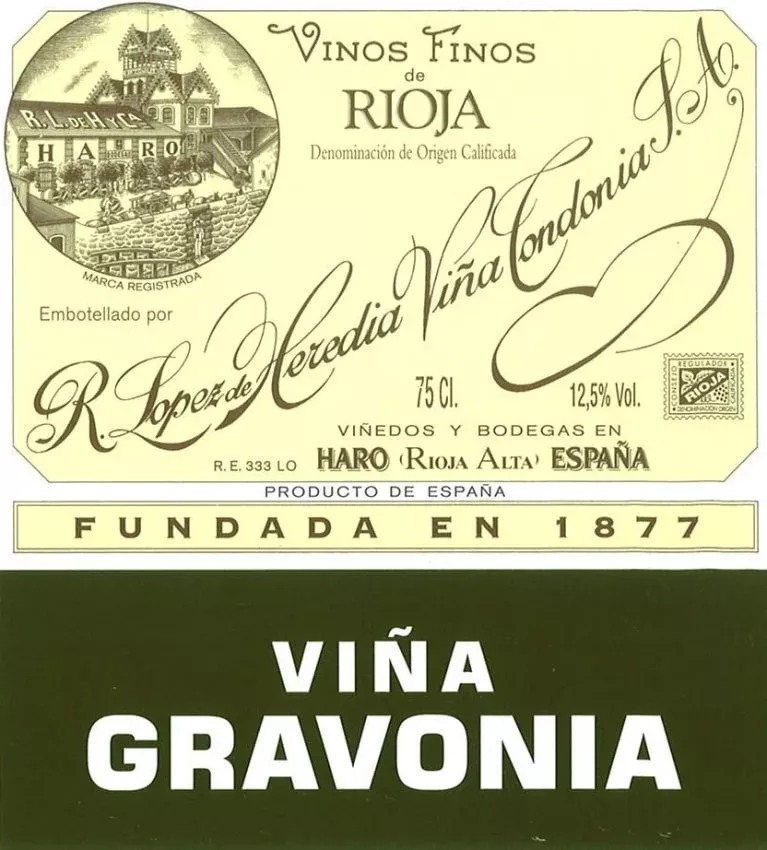 2015 Lopez de Heredia - Viura Gravonia Blanco