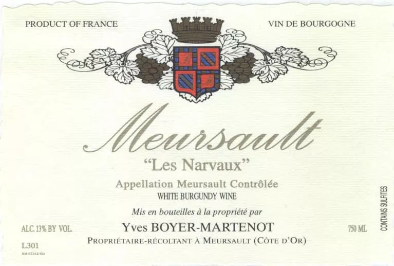2019 Boyer-Martenot - Meursault Narvaux