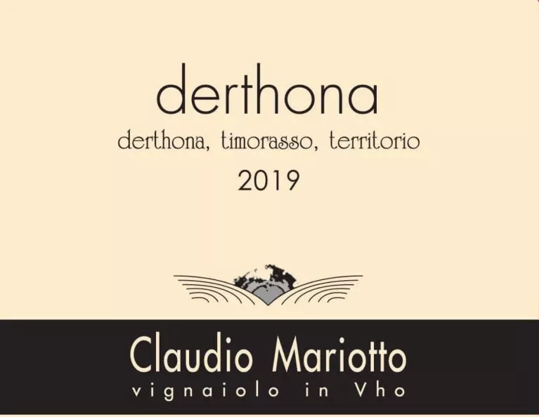 2019 Mariotto - Colli Tortonesi DOC Timorasso Derthona