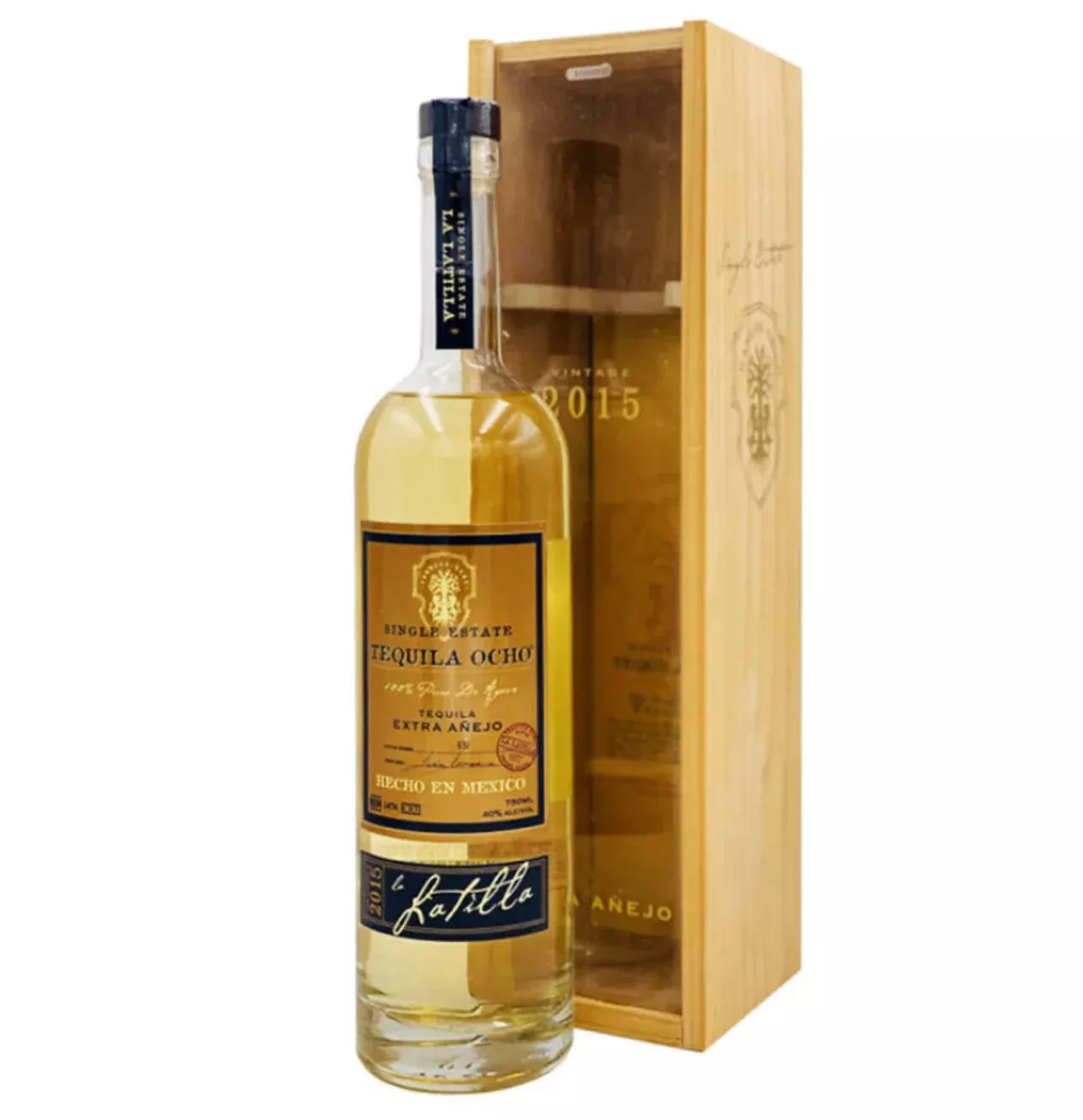 2019 Tequila Ocho Single EstateLa Laja Extra Anejo Tequila 750ml