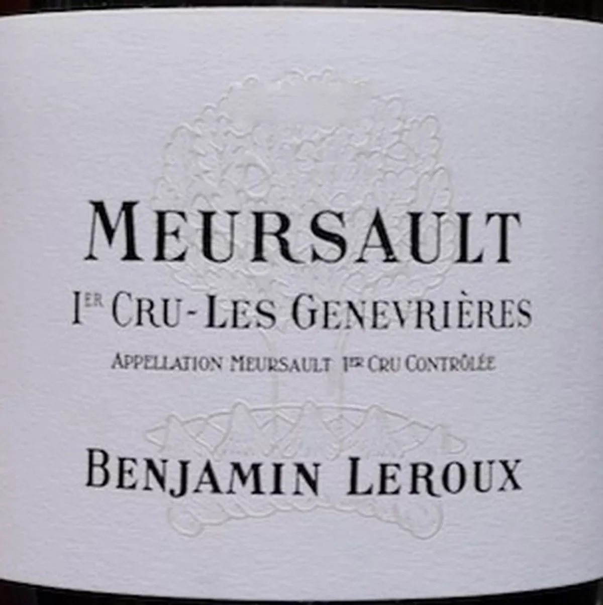 2020 Benjamin Leroux - Meursault Genevrieres