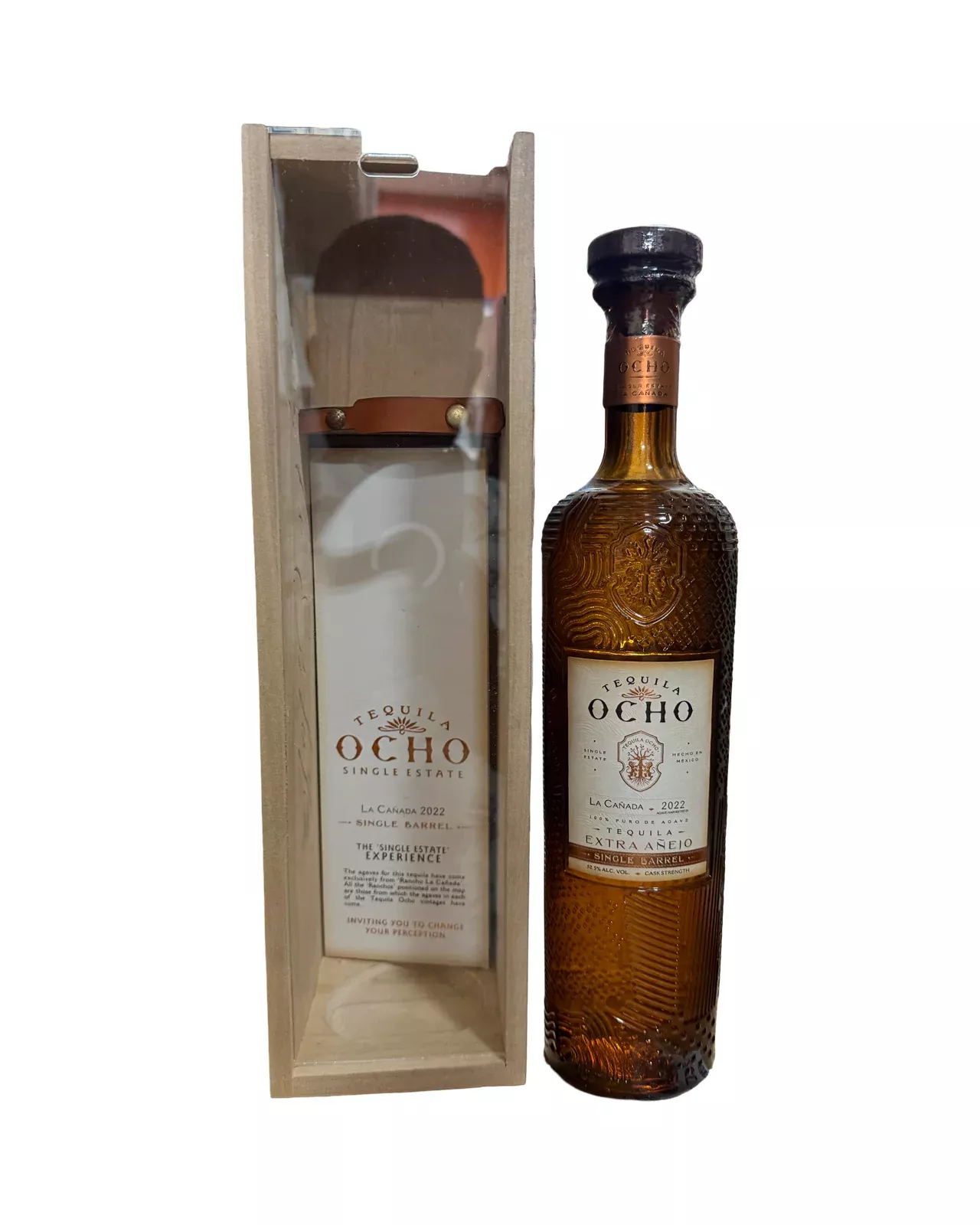2022Tequila Ocho La Canada Estate Single Barrel Cask Strength Extra Anejo Tequila 750ml - Limit 4