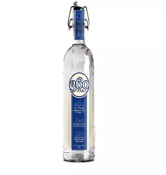 360 Vodka Regular - 750ML