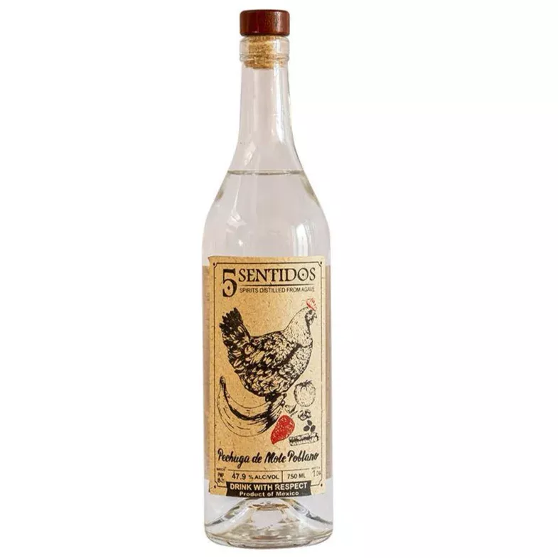 5 Sentidos Pechuga de Mole Poblano Mezcal 750 mL