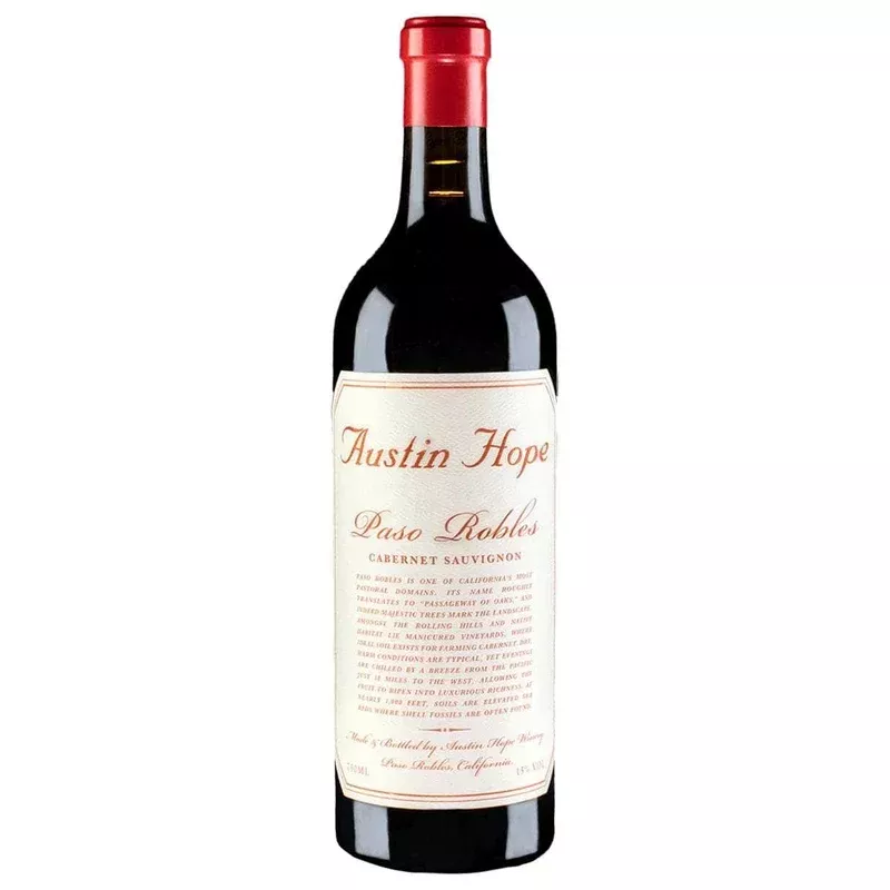 "Austin Hope Paso Robles Cabernet Sauvignon"