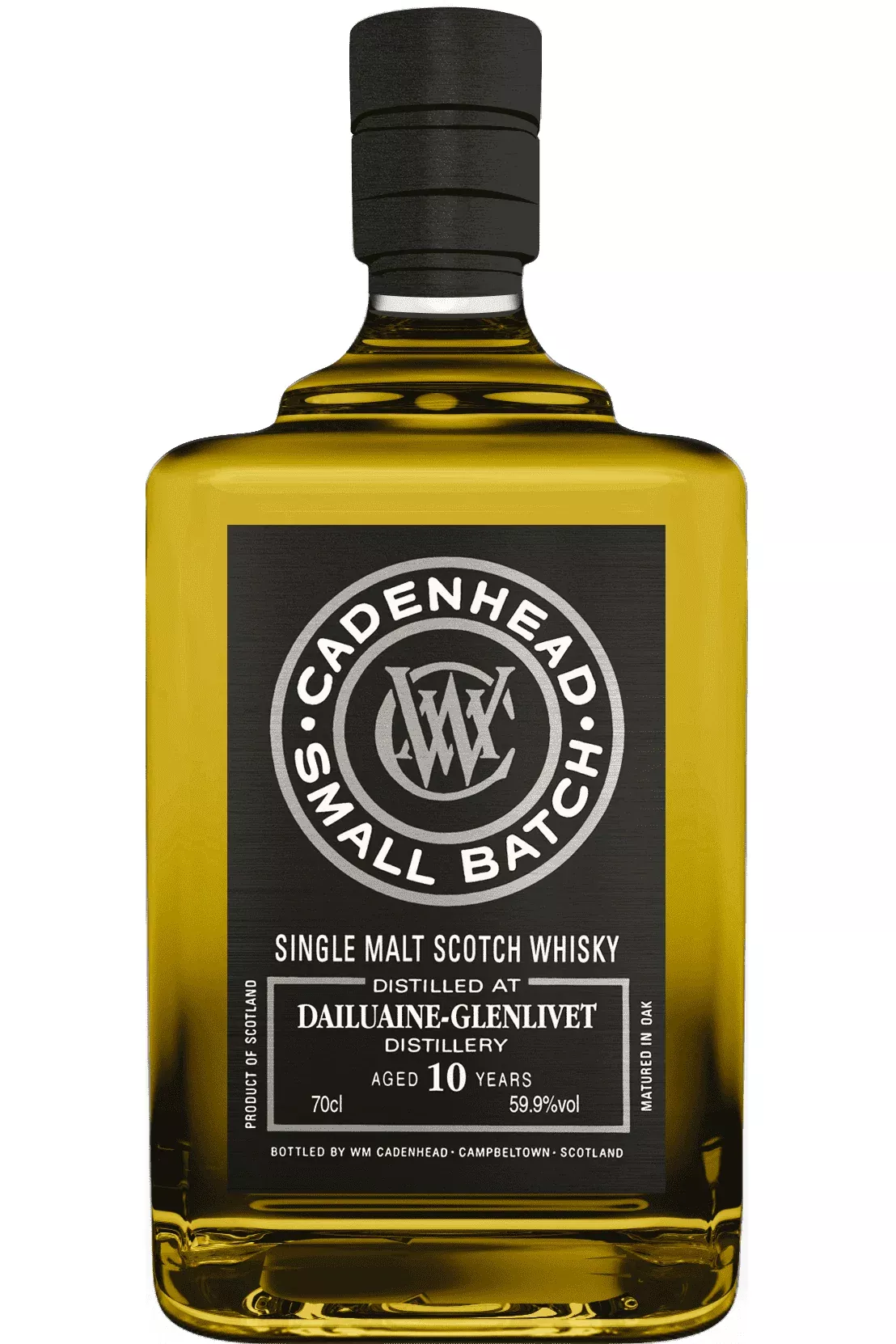 Cadenhead's Small Batch Dailuaine-Glenlivet 10 Year Old Single Malt Scotch Whisky 750ml