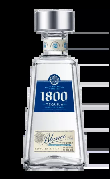 Casa Cuervo 1800 Silver Blanco Tequila 200ml