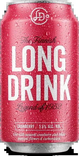 The Finnish Long Drink Cranberry 6pk