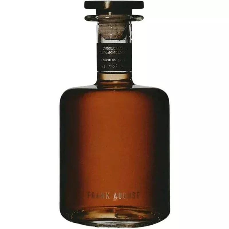 Frank August Single Barrel Cask Strength Kentucky Straight Bourbon Whiskey 750 mL