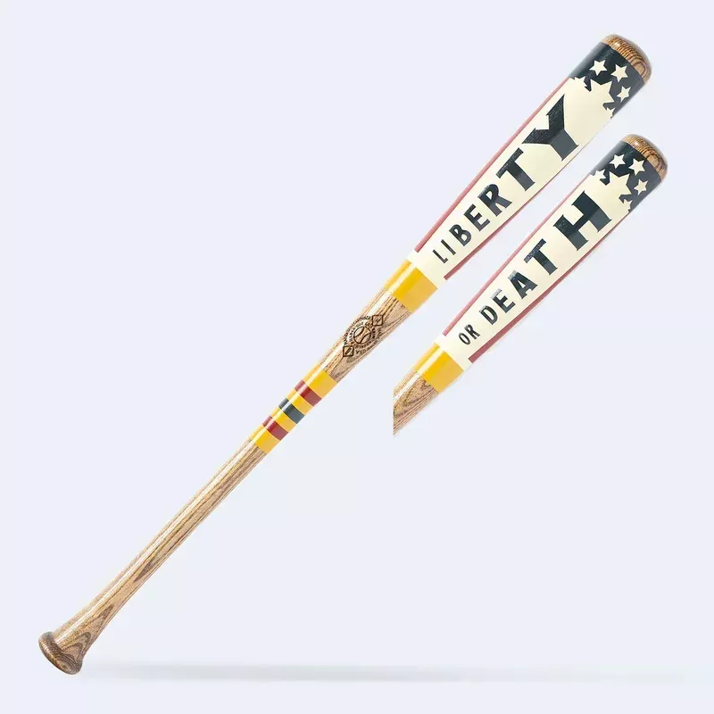 "Liberty or Death" - Baseball Art Bat