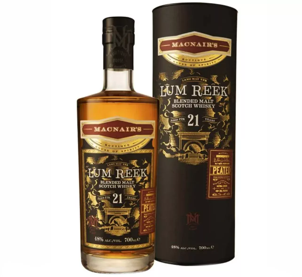 MacNair's Lum Reek Peated 21 Year Old Scotch Whisky 750ml
