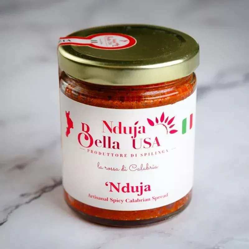 'Nduja Glass Jar 5.5 oz - Nduja Bella