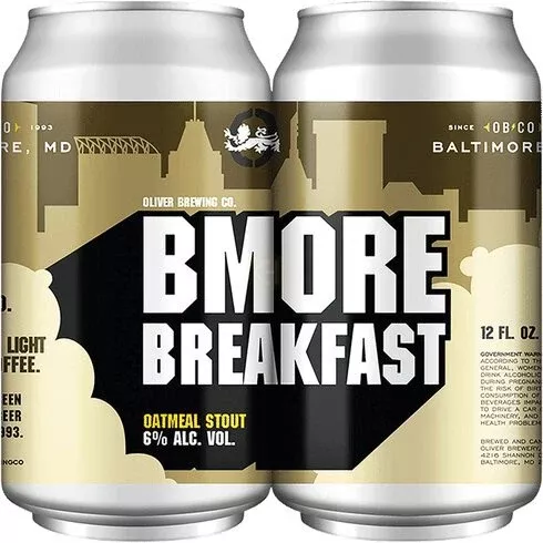 Oliver Brewing - Bmore Breakfast Oatmeal Stout 6pk