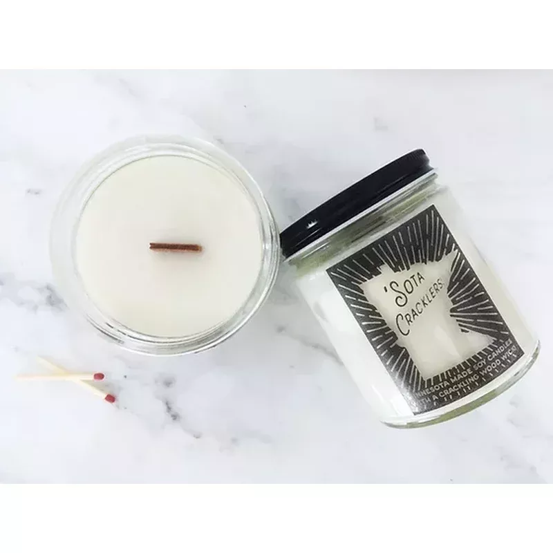 'Sota Cracklers Wood Wick Soy Candles