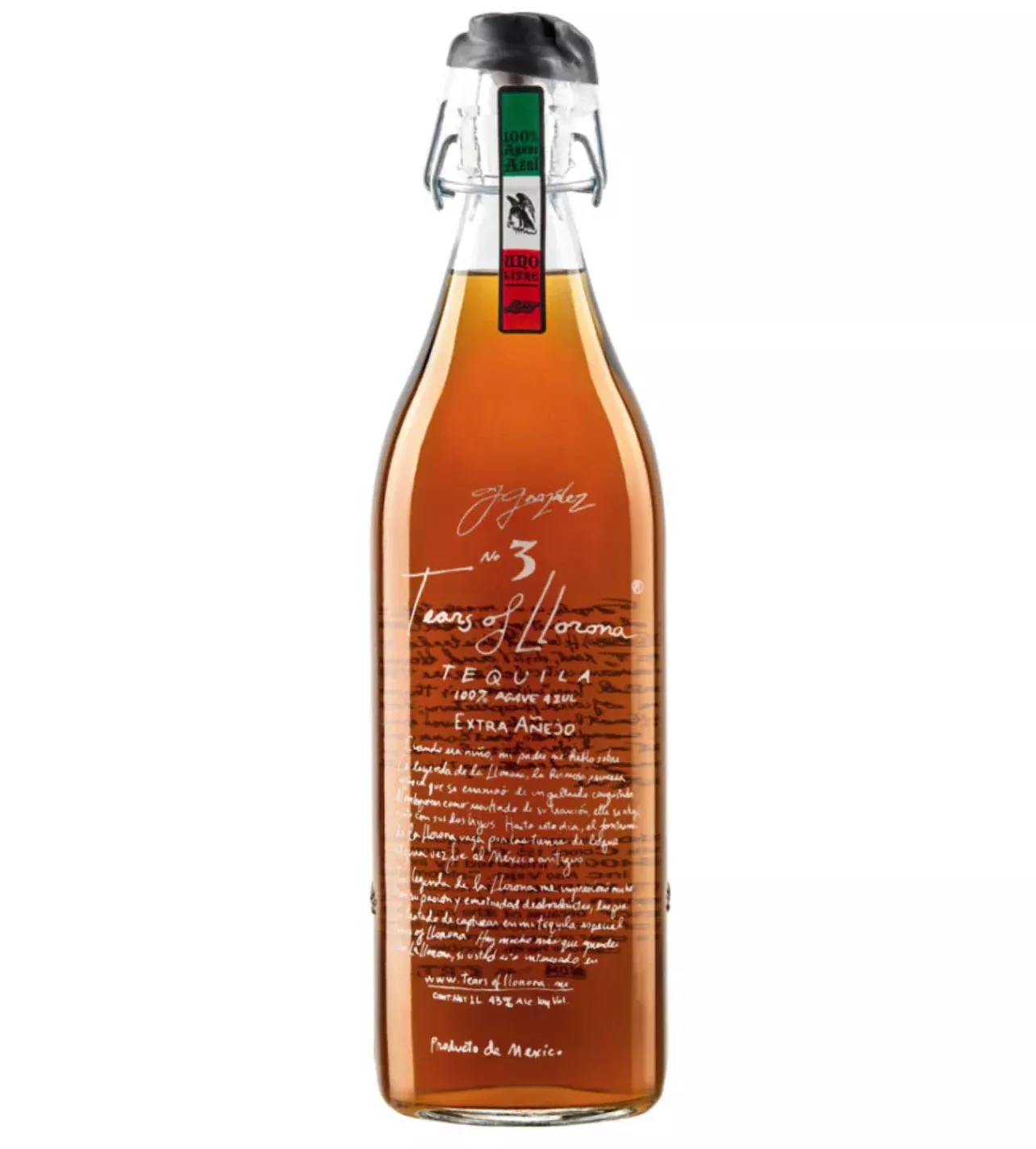 Tears of Llorona Extra Anejo Tequila 1Lt
