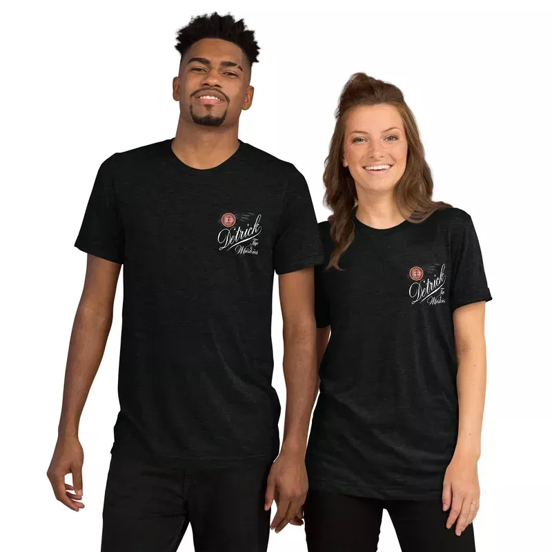 'Victory Over Death' t-shirt Solid Black Triblend